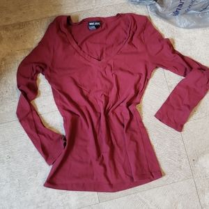 Wet seal long sleeve V Neck
